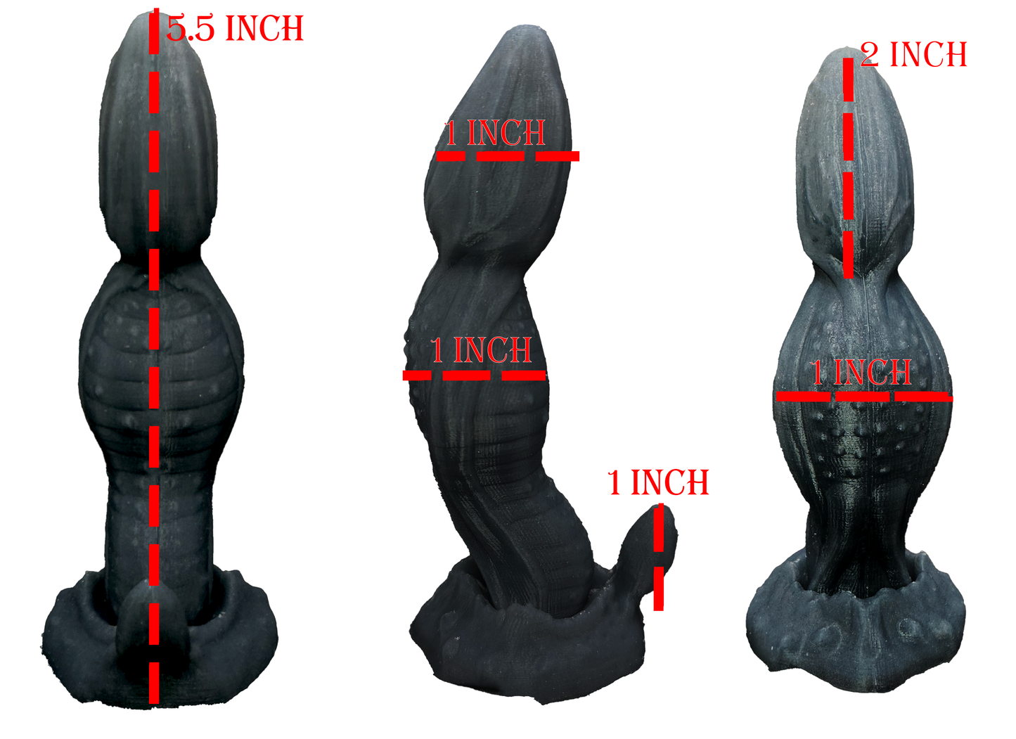 The Deeper" Customizable 6 inch Vaginal or Anal Pleasure NerdClimax, sexy time, Bedroom Toys, Harness