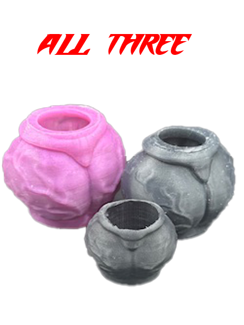 All Three Guardian Knots Ring - Sex Toy for Couples and Men - Dildo Enhancer - Mature