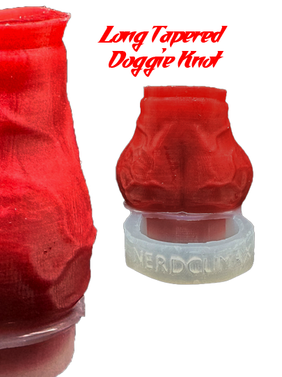 Long Tapered Doggie Knot - Sex Toy for Couples and Men - Dildo Enhancer - Cock Ring